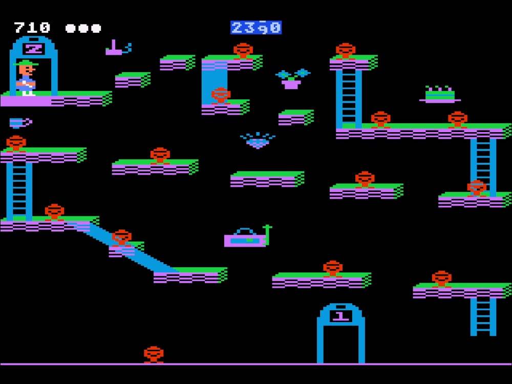 Gameplay of Bounty Bob Strikes Back for Atari 5200